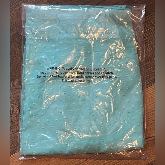 BABYDOLL SWISS DOT TOP • XL • TURQUOISE • NWT - Picture 4 of 4